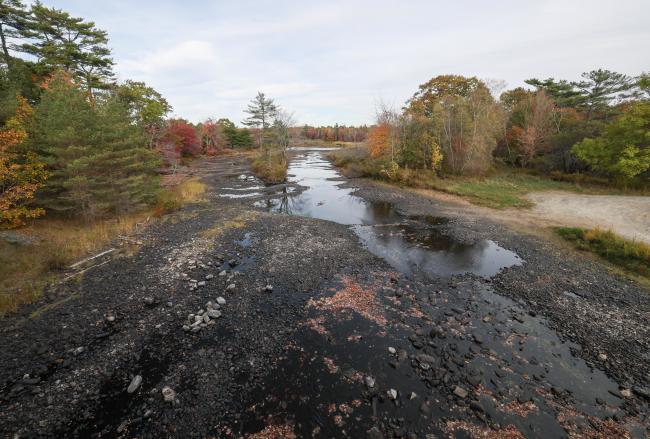 Shubenacadie River in a drought